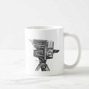 1940's or 1950's Broadcast Studio TV Camera Coffee Mug
