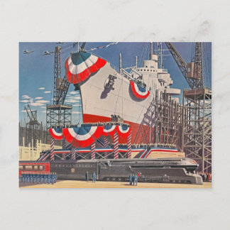 1940's Pennsylvania RR Postcard