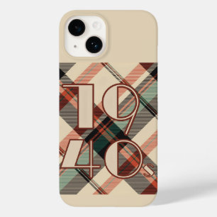 1940s Plaid iPhone 14 Case