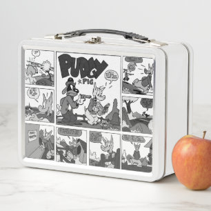 1940's PUDGY Pig Metal Lunchbox