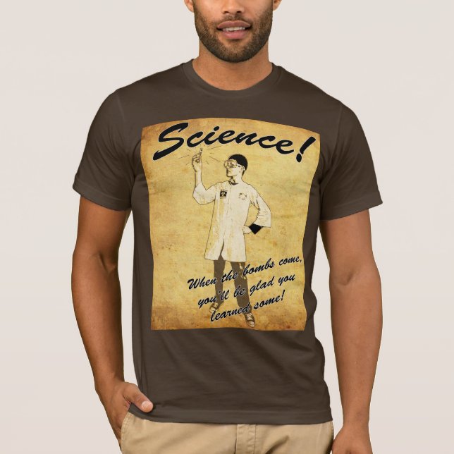 1940s Retro Science Poster Tee (Front)