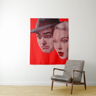 1940s Sherman and Marsha are SURPRISED Tapestry