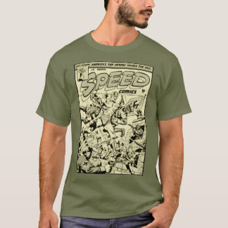 1940's SPEED Comics Action T-Shirt