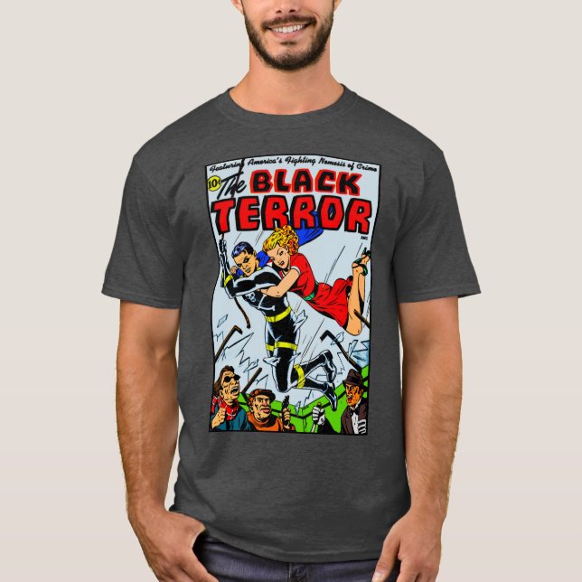 1940's The Black Terror T-Shirt (Front)