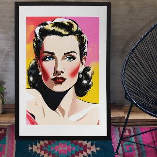 1940s Timeless Beauty unframed Poster