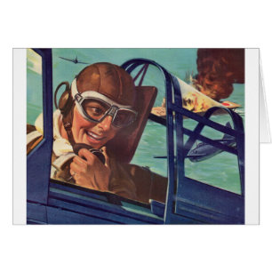 1940s WWII dogfight in the air