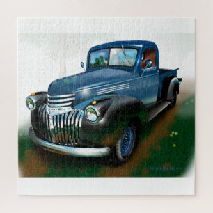 1941–1947 Chevy pickup Jigsaw Puzzle