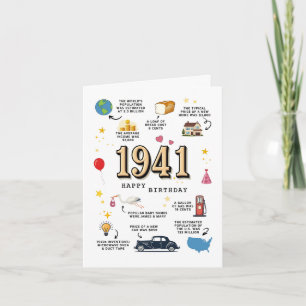 1941 Birthday Card For Dad or Mum