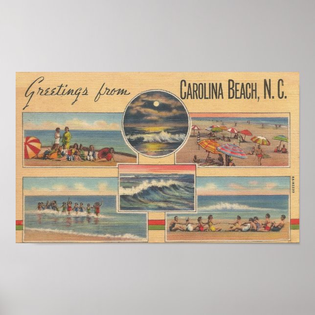 1941 Carolina Beach, North Carolina Poster (Front)