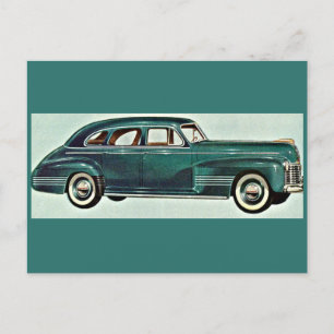 1941 Deluxe Torpedo four-door sedan Postcard