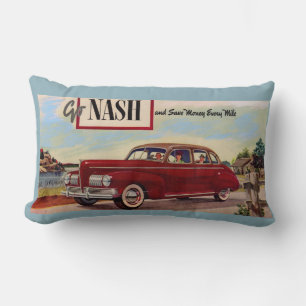 1941 Nash automobile ad Lumbar Cushion