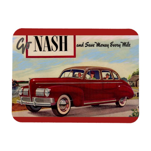 1941 Nash automobile ad Magnet (Horizontal)