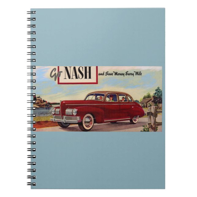 1941 Nash automobile ad Notebook (Front)