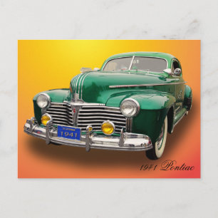 1941 PONTIAC POSTCARD