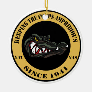 1941 TAN CERAMIC TREE DECORATION