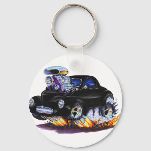 1941 Willys Black Car Key Ring