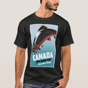 1942 CANADA For Game Fish Travel Poster T-Shirt