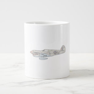 1942 Curtiss P40E Large Coffee Mug