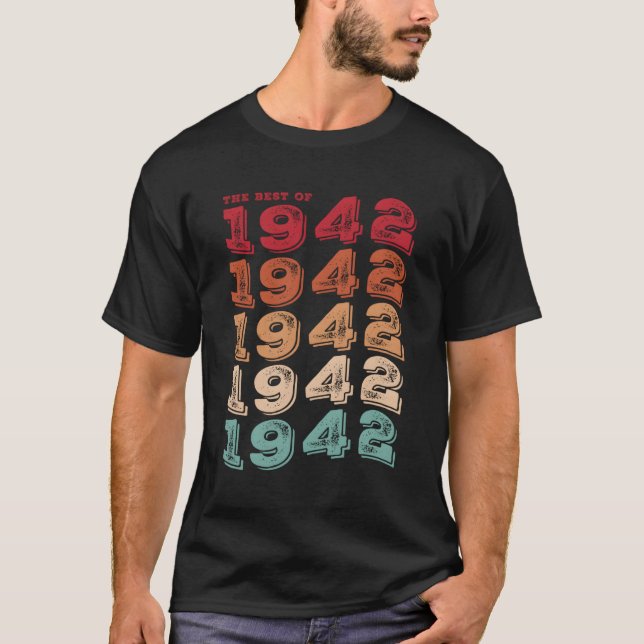 1942 Legend For 81 81St T-Shirt (Front)