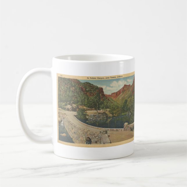 1942 Sabino Canyon, Tucson, AZ Coffee Mug (Left)