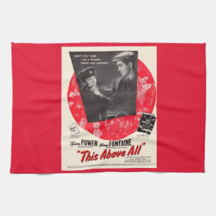 1942 This Above All movie poster Tea Towel