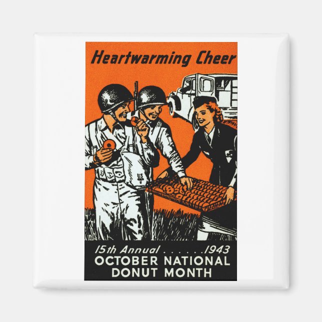 1943 Doughnut Poster Magnet (Front)