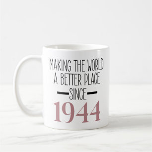 1944 Birthday 80th Years Old Gifts Women Mug