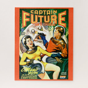 1944 Captain Future cover Jigsaw Puzzle