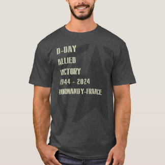 1944 DDay 2024 80th Anniversary Normandy 5 T-Shirt