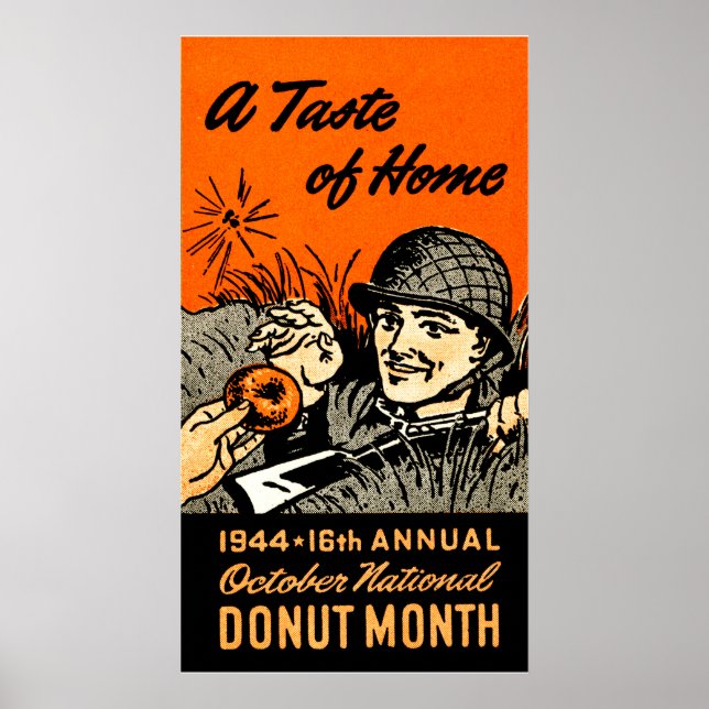 1944 Doughnut Poster (Front)