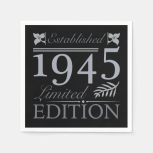 1945 Limited Edition 80th Birthday Napkin