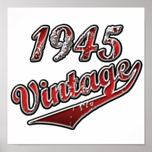 1945 Vintage Poster