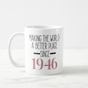 1946 Birthday 80 80th Years Old Gifts Women Mum Coffee Mug