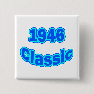 1946 Classic Blue 15 Cm Square Badge