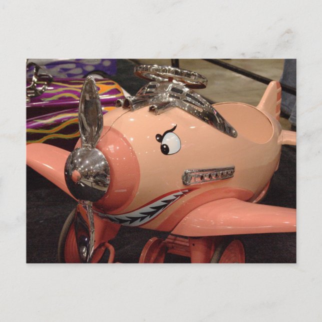 1946 Murray Pursuit Aeroplane Pedal Car Postcard (Front)