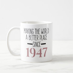 1947 Birthday 80 80th Year Old Women Great Grandma Coffee Mug
