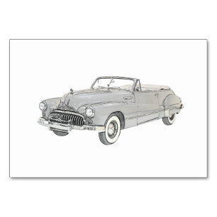 1947 Buick Roadmaster Convertible Illustration Table Number