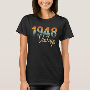 1948 All Original Parts B Day Vintage Retro Sunset T-Shirt