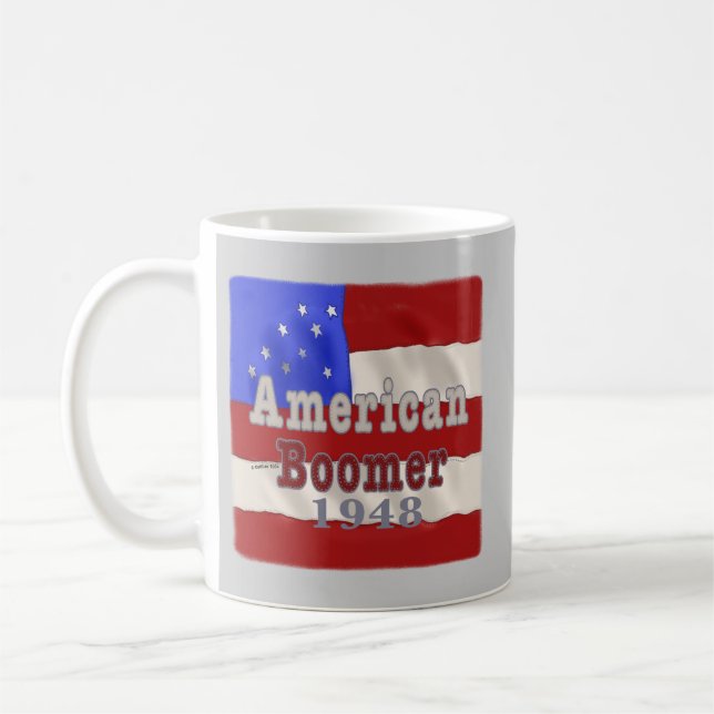 1948 Birthday Baby Boomer mug (Left)