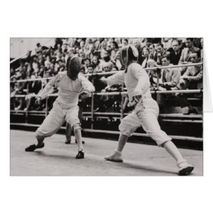 1948 British Olympic Fencing Card