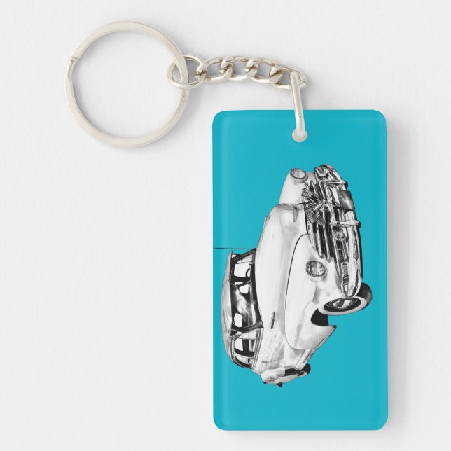 1948 Chevrolet Fleetmaster Car Illustration Key Ring (Front)