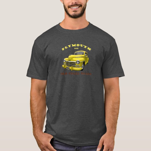1948 Plymouth. 1948 Chrysler. Mopar. Yellow 48. T-Shirt (Front)