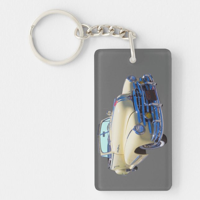 1948 Pontiac Silver Streak Convertible Car Key Ring (Front)