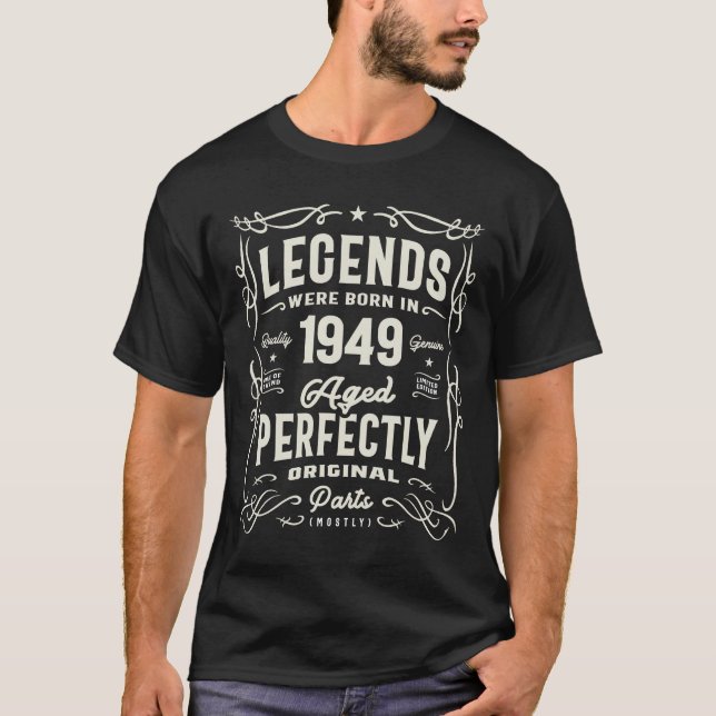 1949 74th Birthday Gifts 74 Year Old Men Women T-Shirt (Front)
