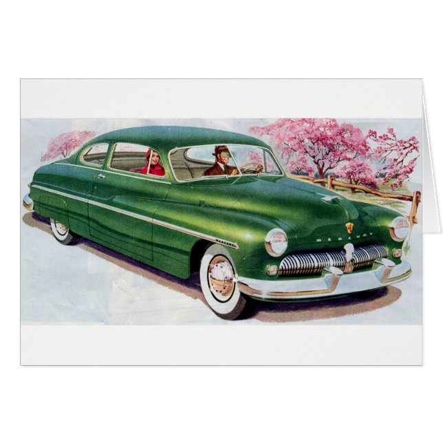 1949 green Mercury sedan (Front Horizontal)
