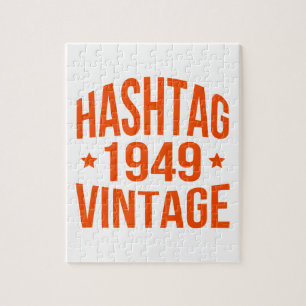 1949 Hashtag Vintage Jigsaw Puzzle