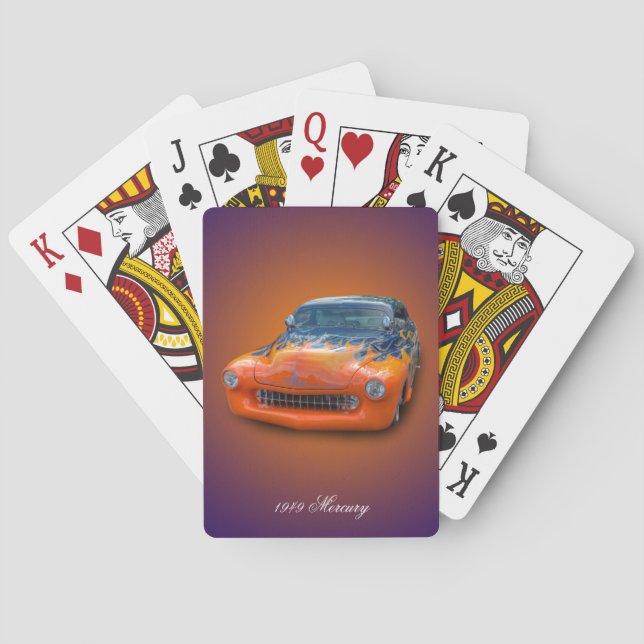 1949 MERCURY PLAYING CARDS (Back)