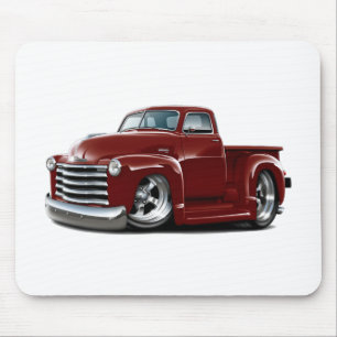 1950-52 Chevy Maroon Truck Mouse Pad