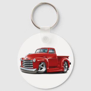 1950-52 Chevy Red Truck Key Ring