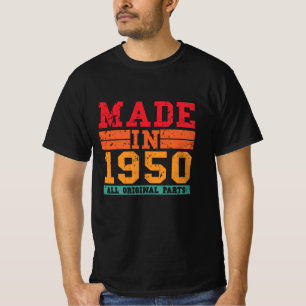 1950 Birthday Vintage Saying T-Shirt